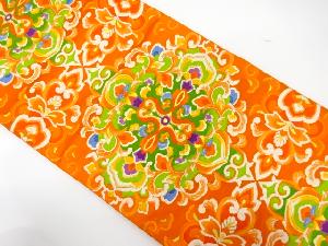 アンティーク　華紋模様織り出し袋帯（着用可）